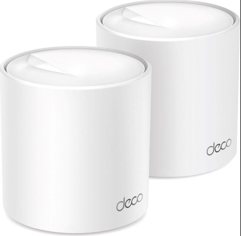 DECO X50 AX3000 Dual-Band WiFi 6 Router Whole Home Mesh System (2 Pack ...